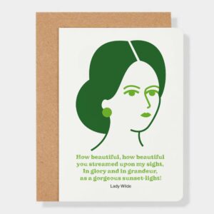 Lady Wilde Greeting Card