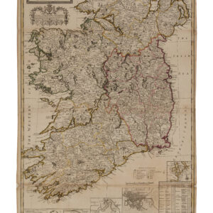 Medium Eighteenth Century Map of Ireland Poster