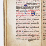 Medieval play with musical notation