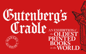 landscape Gutenberg's Cradle holding image