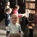 Children searching for minifigures in Gallery two