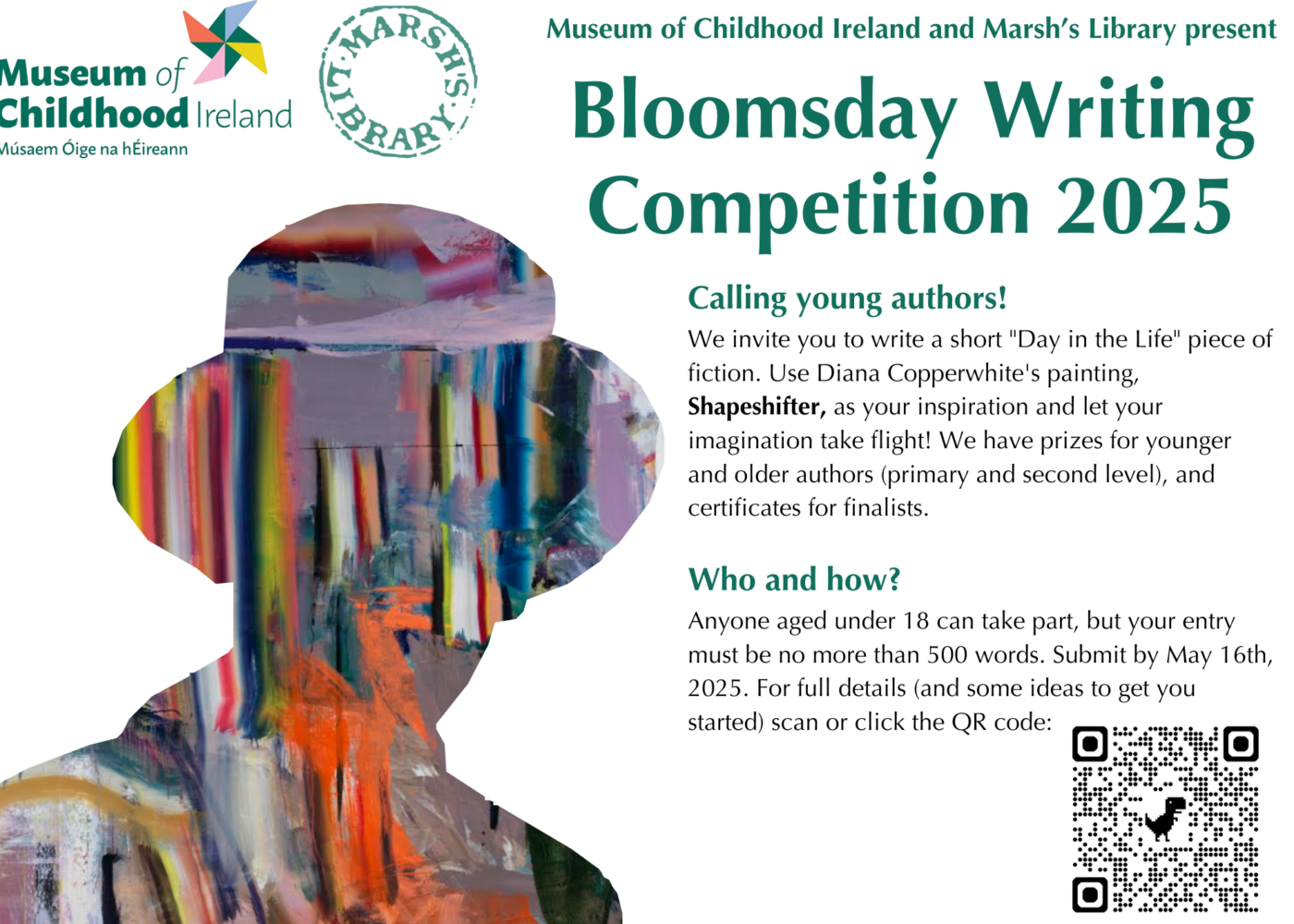 Young Writers Bloomsday Competition Poster