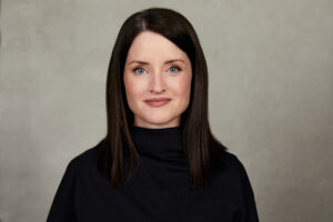Headshot of a woman facing the camera