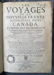 Title page of a 17th century book