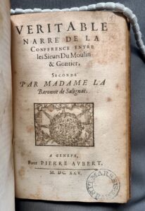 Title page of a 17th century book