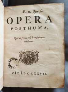Title page of a 17th-century book. 